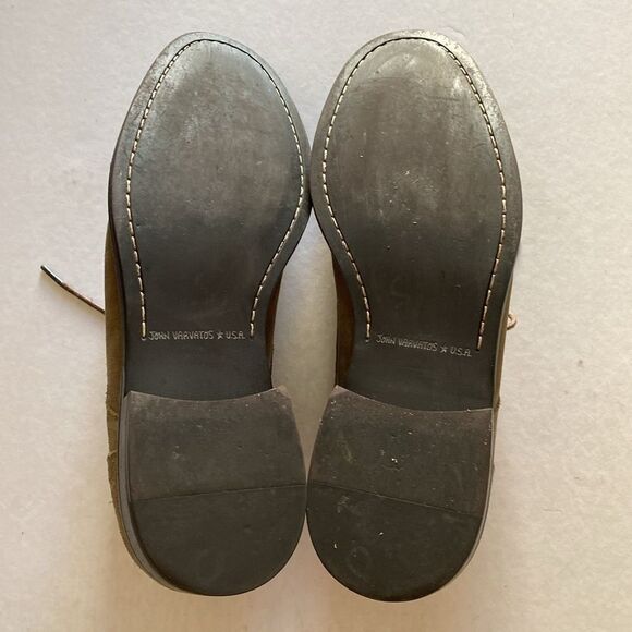 JOHN VARVATOS Men’s Suede Leather Derbys Size 9 - Picture 6 of 8